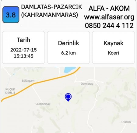 ???? SON DAKİKA KAHRAMANMARAŞ'TA DEPREM ????